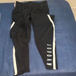 Jordan Black Pants with White Detailing